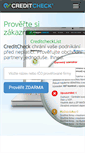 Mobile Screenshot of creditcheck.cz